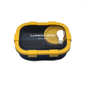 Plastic Square Bento Box For Adults And Kids,Leak-Proof Lunch Box Containers With Tableware,Microwave-Safe