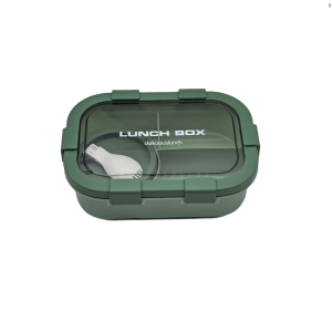 Plastic Bento Box For Adults And Kids,Leak-Proof Lunch Box Containers With Soup Bowl,Microwave-Safe