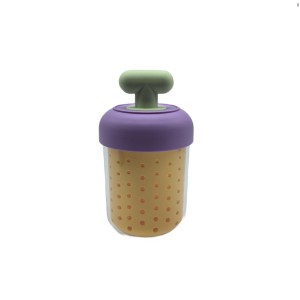 Plastic Round Food Storage Bento Box Container With Handle And Fork,Leak-Proof
